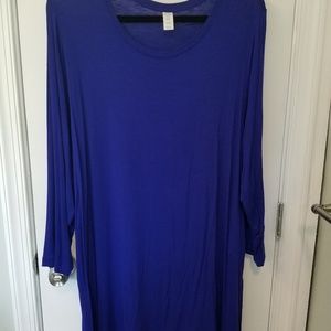 Old Navy Luxe Royal Blue Tunic XXL